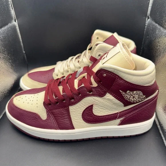 Size 8.5 - Air Jordan 1 SE Mid Split - Beach Cherrywood Wmns, DR0501-200, No Box - Picture 2 of 10